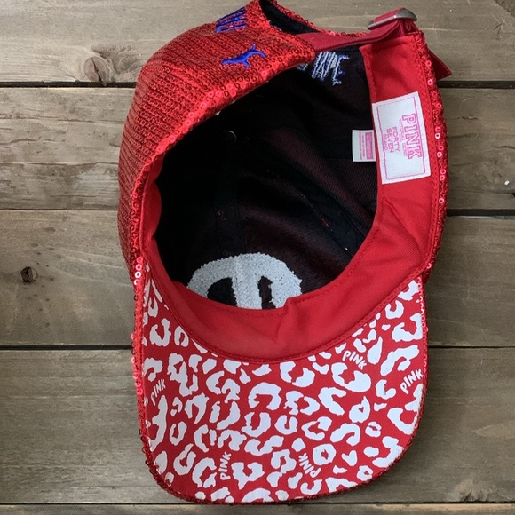 Phillies - Victoria’s Secret PINK Sequin Cap Baller Hat Take Me Home ♥️🤍🧢 - Picture 6 of 9